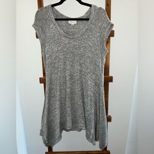 Max Studio gray sweater tunic